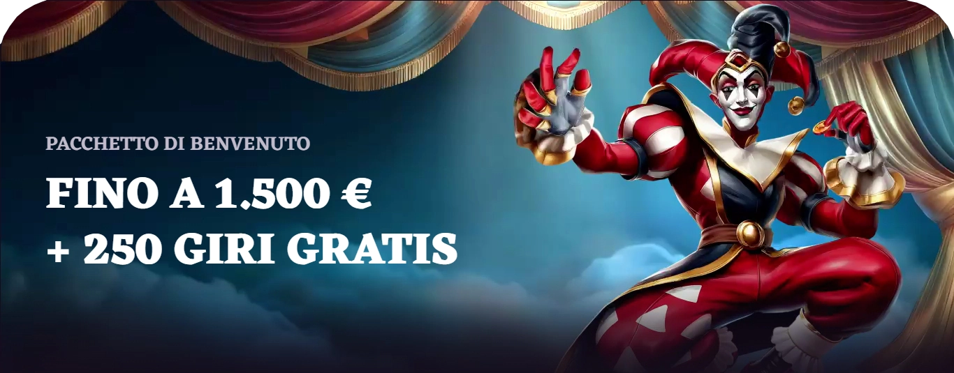 Bonus di benvenuto esclusivo per i nuovi giocatori del casinò Happyjokers